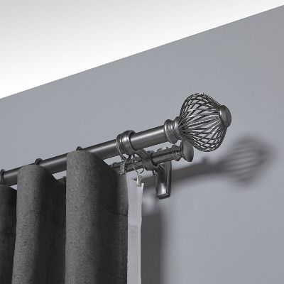 Top quality double curtain rod